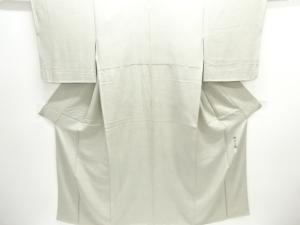 押田正義　本加賀　紗綾型模様織り出し一つ紋色無地着物